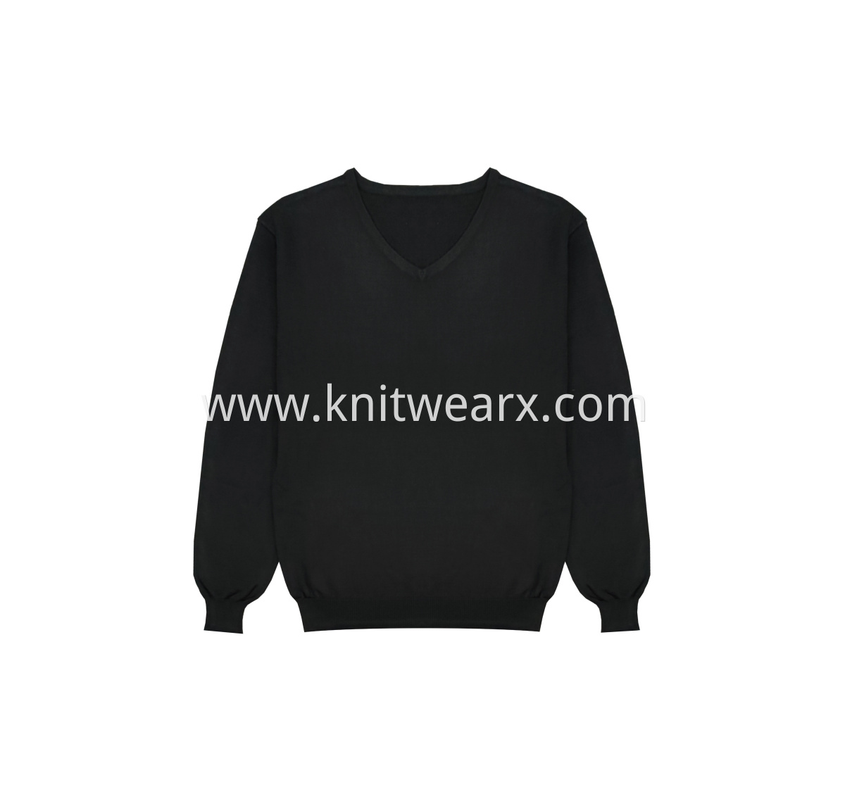 Men's Knitted Sweater Classic V-neck Anti-pilling Pullover